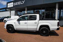 2019 Volkswagen Amarok TDI580 Highline Black 2H MY19 4X4 Constant Candy White