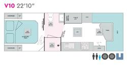 2025 Essential Caravans Cruiser V10 22'10'