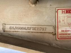 2015 Vawdrey 22P Straight Freezer Van White