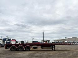 2012 CIMC 22 Pallet Flat Deck Semi Trailer **Twistlocks/Roadtrain**