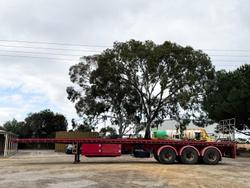 2012 CIMC 22 Pallet Flat Deck Semi Trailer **Twistlocks/Roadtrain**