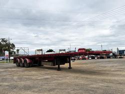 2012 CIMC 22 Pallet Flat Deck Semi Trailer **Twistlocks/Roadtrain**