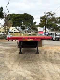 2012 CIMC 22 Pallet Flat Deck Semi Trailer **Twistlocks/Roadtrain**