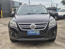 2011 Volkswagen Tiguan 147TSI 5N MY11 Four Wheel Drive Deep Black