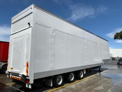 2007 Barker 14.6M Drop Deck/ Hydraulic Mezzanine, Tail Gate 4.6M