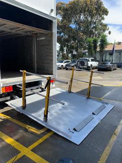 2007 Barker 14.6M Drop Deck/ Hydraulic Mezzanine, Tail Gate 4.6M