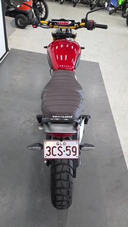 2025 Triumph SCRAMBLER 400 XC Red