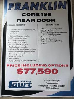 2025 Franklin Core 185