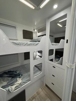 2025 Wonderland RV Adventus Rear Bunk Layout