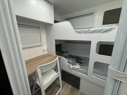 2025 Wonderland RV Adventus Rear Bunk Layout
