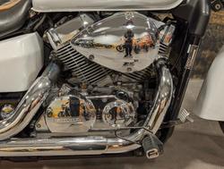 2007 Honda VT750C Shadow Classic Shadow White