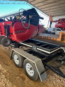 2021 CASE IH 4R40 Draper Front & Trailer