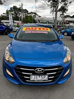 2016 Hyundai i30 Active X GD4 Series II MY17 Moonlight Blue