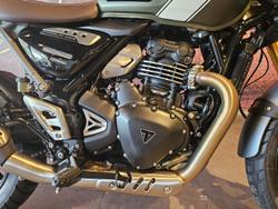 2024 Triumph Scrambler 400 X Scrambler White