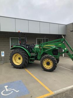 0 John Deere 5325 Rops Tractor & Bucket 67Hp 2556 Hours Green