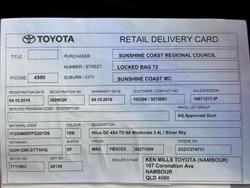 2016 Toyota Hilux Workmate