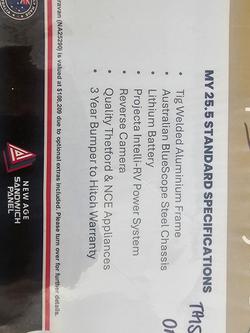 2025 New Age Caravans Manta Ray Mr18er Exp My25