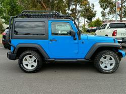 2012 Jeep Wrangler Sport JK MY12 4X4 Cosmos Blue