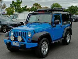 2012 Jeep Wrangler Sport JK MY12 4X4 Cosmos Blue
