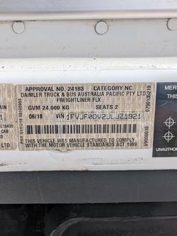 2018 Freightliner
Century Class CST112