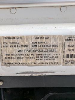 2018 Freightliner
Century Class CST112