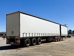 1998 Haulmark / Freighter 32 Pallet B Double Curtainsider Combination