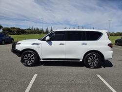 2022 Nissan Patrol Ti Y62 MY22 4X4 Dual Range Moonstone White