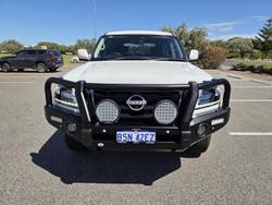 2022 Nissan Patrol Ti Y62 MY22 4X4 Dual Range Moonstone White