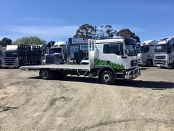 2013 MAN Tgm 15.290 16000Kg Gvm 7,5 Mt Tray Bifold Ramps $85000+Gst MAN TGM 15 290 SLEEPER WHITE