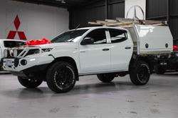 2019 Mitsubishi Triton GLX MR MY19 4X4 Dual Range White