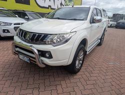 2017 Mitsubishi Triton GLS MQ MY17 4X4 Dual Range White