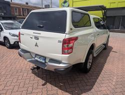 2017 Mitsubishi Triton GLS MQ MY17 4X4 Dual Range White