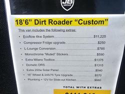 2025 JB Caravans Dirt Roader Front Door