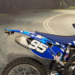 2009 Yamaha WR250F Blue