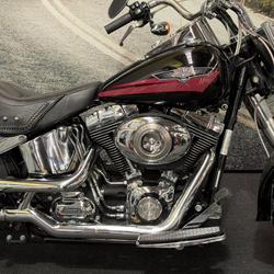 2006 HARLEY-DAVIDSON FLSTF FAT BOY Black