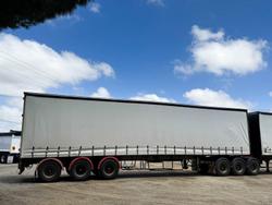 2013 32 Pallet Flat Deck B Double Curtainsider B Double