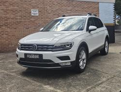 2017 Volkswagen Tiguan 162TSI Highline 5N MY18 Four Wheel Drive Pure White