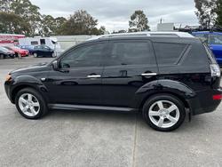 2008 Mitsubishi Outlander Platinum Edition ZG MY09 4X4 On Demand Black Mica