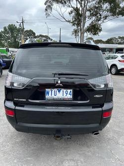 2008 Mitsubishi Outlander Platinum Edition ZG MY09 4X4 On Demand Black Mica