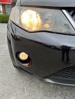 2008 Mitsubishi Outlander Platinum Edition ZG MY09 4X4 On Demand Black Mica