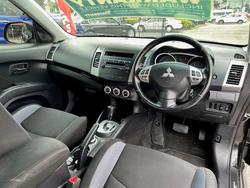 2008 Mitsubishi Outlander Platinum Edition ZG MY09 4X4 On Demand Black Mica