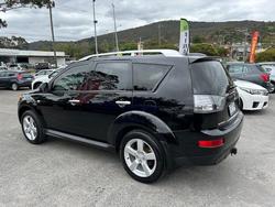 2008 Mitsubishi Outlander Platinum Edition ZG MY09 4X4 On Demand Black Mica
