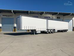 2024 Krueger Drop Deck Mezz Curtainsider B Double