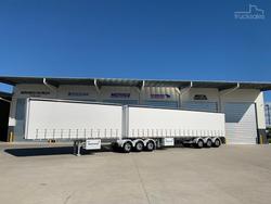 2024 Krueger Curtainsider Straight Deck B-Double Combination