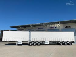2024 Krueger Curtainsider Straight Deck B-Double Combination