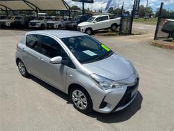 2017 Toyota Yaris Ascent NCP130R Silver Pearl