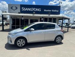 2017 Toyota Yaris Ascent NCP130R Silver Pearl