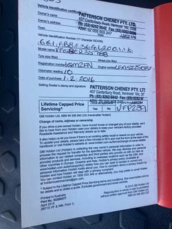 2015 Holden Commodore SV6 VF Series II MY16 Prussian Steel