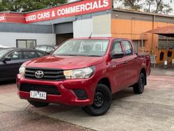 2017 Toyota Hilux Workmate TGN121R 4x2 Maroon