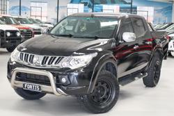 2015 Mitsubishi Triton GLS MQ MY16 4X4 Dual Range Black